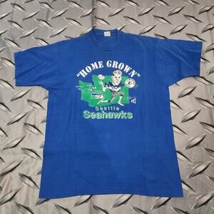 VTG SALEM SPORTSWEAR SEATTLE SEAHAWKS PAUL SKANSI T-SHIRT SIZE XL (FITS L/XL)